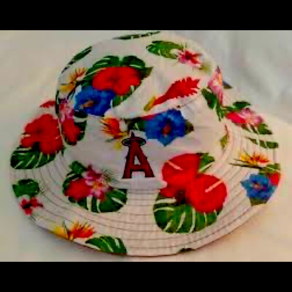 Angels baseball bucket hat